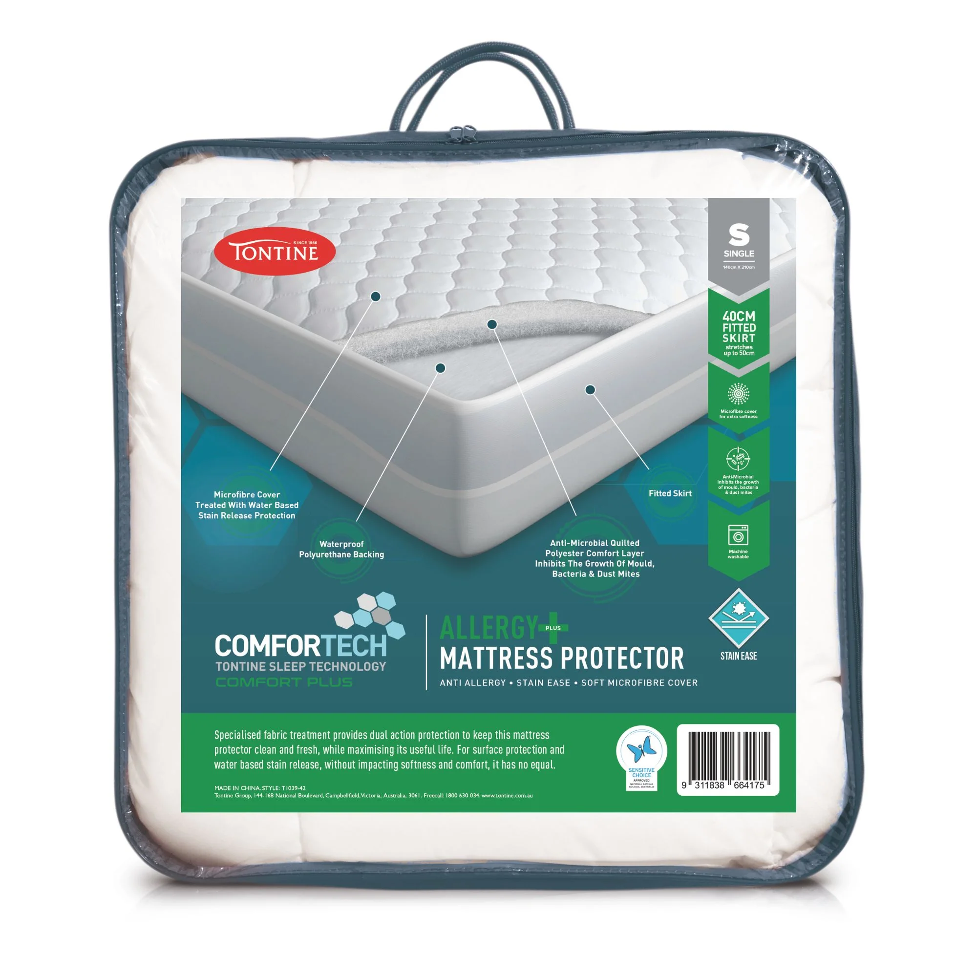 Comfortech Allergy Plus Stain Ease Mattress Protector - Image 5