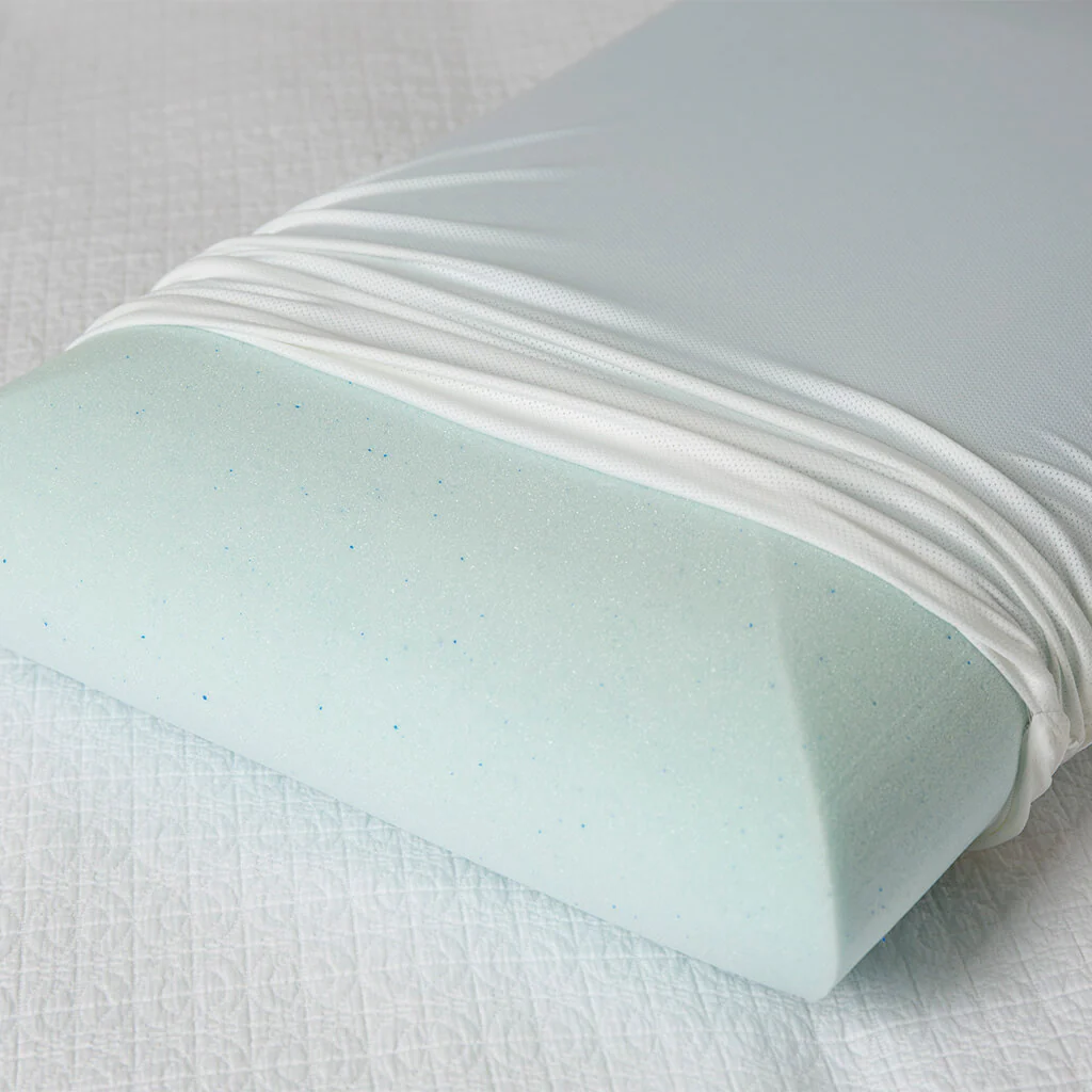 Comfortech Gel Infused Memory Foam Pillow - Medium Height & Firm - Image 4