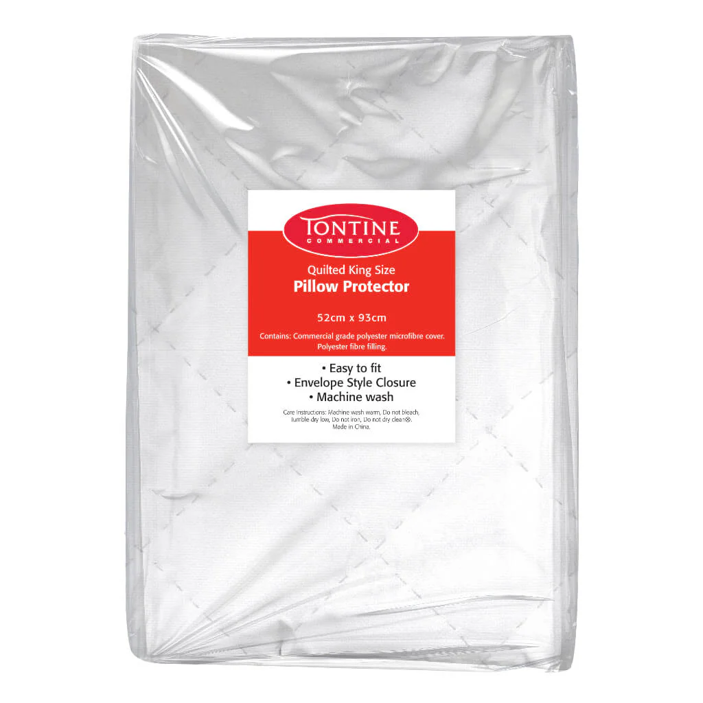 Tontine Commercial Quilted Envelope Style Pillow Protector - Image 2