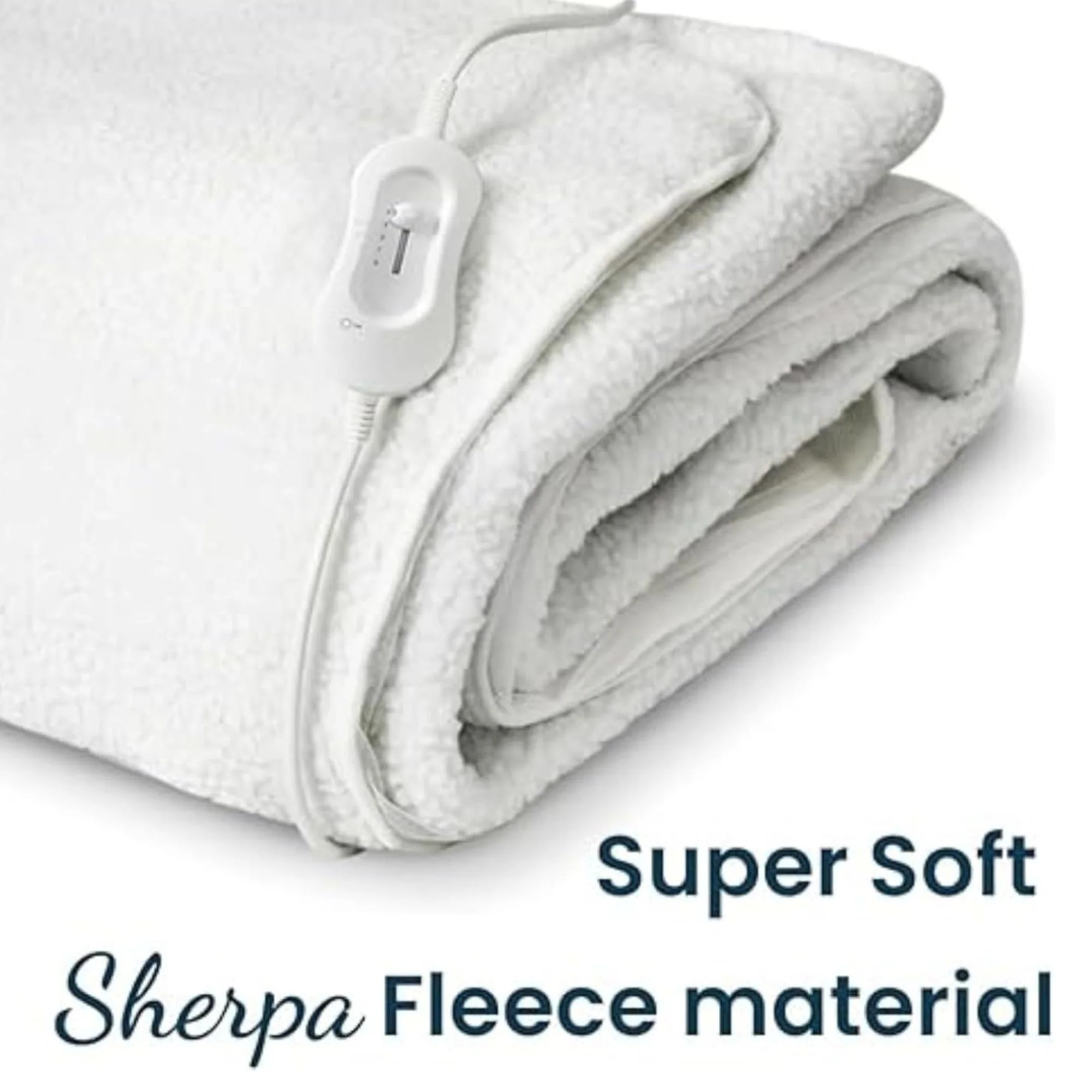 Soft & Cosy Sherpa Fleece Electric Blanket - Image 3